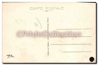 PORNIC - Castno de Gourmalon — Wydawca La Cigogne, Nantes, nr 536 — Rewers