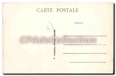 NANTES — A Bolsa, praça do Comércio — O Hotel do Farol (século XVIII) — Verso