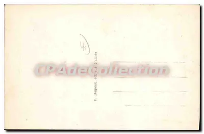 Pornic (Loire-Inf.) — Megalitos de la Motte — Las Alées couvertes — F. Chapeau, editor, Nantes — Reverso