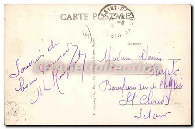 Pornichet (Loire-Inf.) — Plaża przy odpływie — F. Chappeau, Imp. Édit. 38, 85 Rogaté, Nantes — Rewers