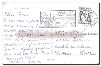 Pornichet — widok panoramiczny — Réal-Photo, nr 1685 — Rewers