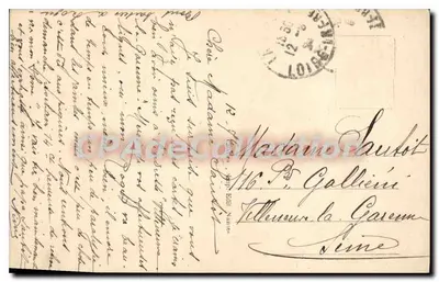 Pornichet (Loire-Inf.) — Ogólny widok plaży, wykonany z Rochers du vieux Pornichet — wydawca: 17 milite — Rewers