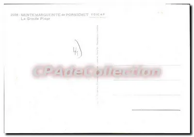 Sainte-Marguerite-de-Pornichet — A Grande Praia — Editado por CAP — Verso