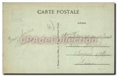 LA BERNERIE (Loire-Inf.) — Strand en Kliffen bij La Patorie — F. Chupéau, Uitgever, 38, Rue de l'Industrie, Nantes — Achterkant