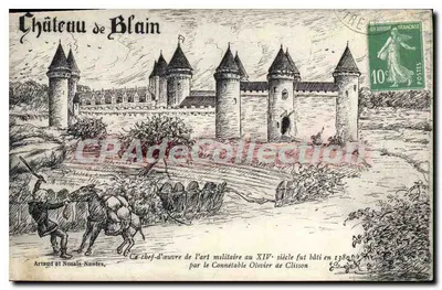 Castelo de Blain — obra-prima da arte militar do século XIV — Artaud e Nozais, Nantes