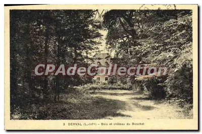 Derval (L.-Inférieure) — Floresta e castelo do Boschet — G. B. Briand, Papelaria - Derval (L.-Inférieure) - 3