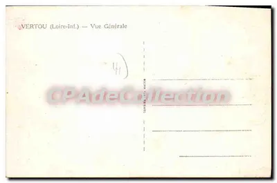 Vertou (Loire-Inf.) — Vista Generale — Editore: Conière-Macor — Verso