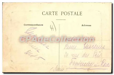 La Bernerie — Rue de la Mar. — Chiffoleau, coiffeur — Verso