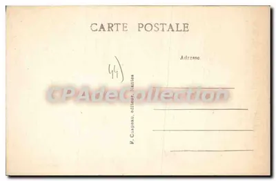 Paludier do Burgo de Batz (Loire-Inf.), em traje de domingo — cerca de 1840 — P. Caspeau, Nantes — Verso