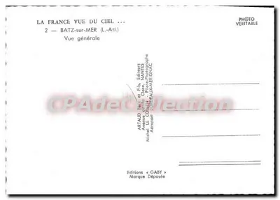 Batz-sur-Mer — Algemene uitzicht — Uitgaven Gaby — Achterkant