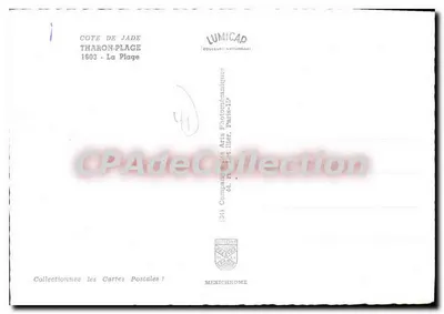 Brzeg Jade — Tharon-Plage — 1903 — Plaża — Wydawca LUMICAP — Rewers