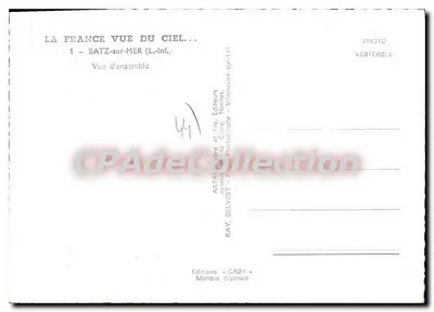 Batz-sur-Mer — Vista geral — Edições Gaby — Verso