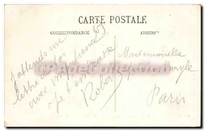 Montargis — O Boulevard du Rempart, visto do Pont de Patis — editor desconhecido, n° 40 — Verso