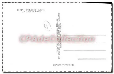 오를레앙의 C.G.E. 농장 — 로아르트 — 출판사 HARM'OR — 뒷면