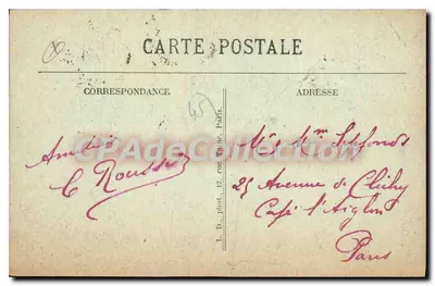Corbeilles-en-Gatinais (Loiret) — El Abrevadero — Edición V. D. — Reverso