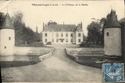 Vitry-aux-Loges (Loiret) — O Castelo da Motte — editor L. Dreléans