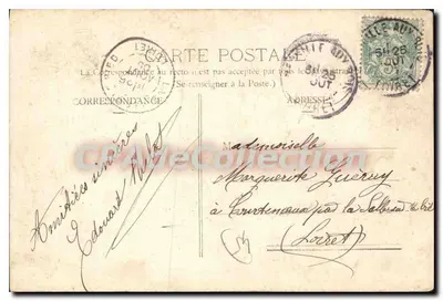 NEUVILLE-aux-BOIS, à vol d'Oiseau — Lib. Pap. Pommeret à Neuville — Verso