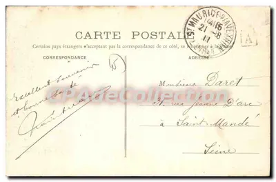 Saint-Maurice-sur-Aveyron (Loiret) — Ruínas do antigo Castelo feudal — Vauvelle, editor, n°17 — Verso
