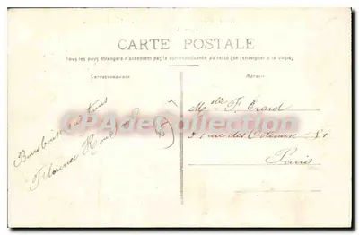 Kasteel van de Barres, vanuit Nogent-sur-Vernisson (Loiret) — Westelijke gevel — onbekende uitgever — Achterkant