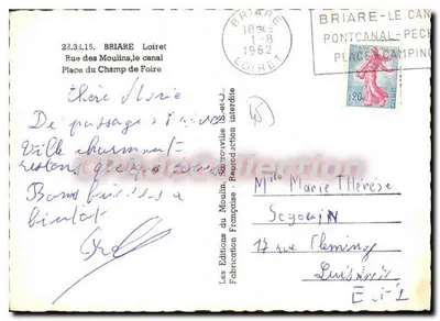 Briare — Miłośnik kraju — C. Neunier — Rewers