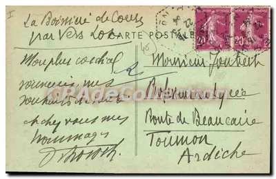 CAHORS (Lote) — Casa Henri IV — Editor Vidal, Cahors — Verso