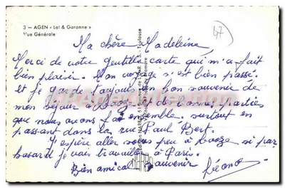Agen — Ogólny widok — Wydawnictwo NARBONNE — Rewers