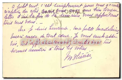 AGEN - A Esplanada do Gravier — Coleção Artística Novas Galerias, E. Billières - Agen, n°31 — Verso