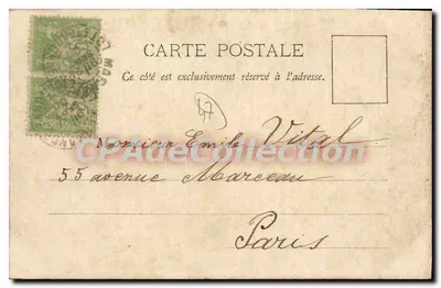Agen - Coteau de l'Émitage — panoramische uitzicht — A. Foucheron, Agen, n° 1085 — Achterkant