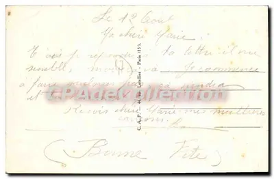 Agen — A Estação — CPAdeCollection n°13 — Verso
