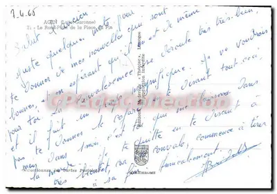 Agen - O rotonda da Place du Pin — editor IRIS, n°21 — Verso