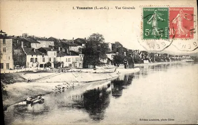 Tonneins (L.-et-G.) — Vista Geral — Edição Loubière, foto Girou