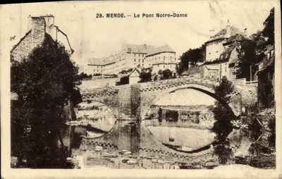 Mende — O Ponte Notre-Dame — Editor L. Kenward, n°28