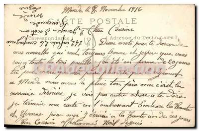 Mende — A Catedral — Edit. L. Renonard, Mende — Verso