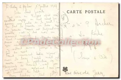 Ruínas do Castelo da Garde, perto de St-Chély — La Lozère Illustrée — n°41 — Verso