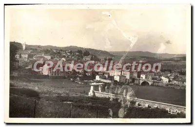 Langogne (Lozère) — Vista Geral e Ponte Nova — Editor EINO
