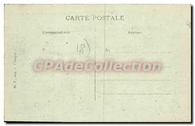 I.E. MONASTIER — Panorama sobre a Estação — Pougou, editor — Verso