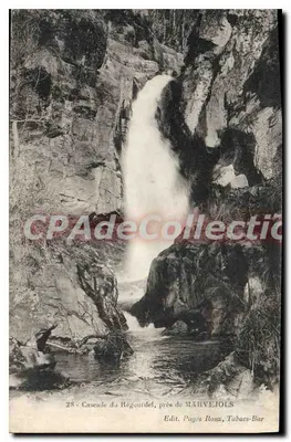 Cachoeira do Régourdel, perto de MARVEJOLS — editor Pages Roux, Tabacs-Bar, n°28
