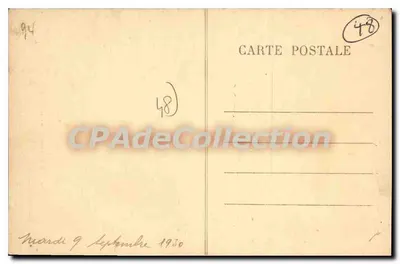 Marvejols — Porta de Chaneles — Edit. Guerrier, n°274 — Verso