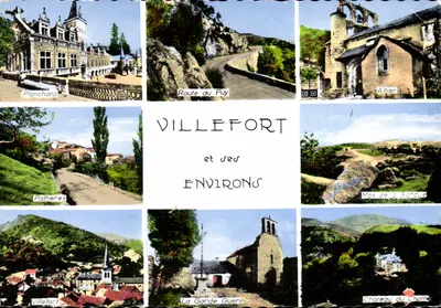 Villefort e seus arredores — Z. 687 — Les Éditions J. Cellard