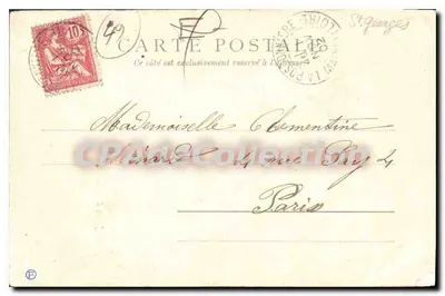 Nossa Senhora de Behuard — Angers — editor Paris 2267 — Verso