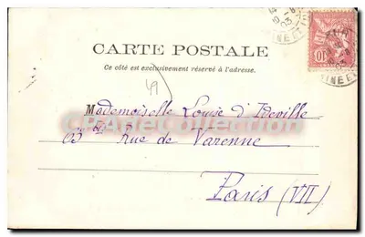 Obstáculo inesperado no Breil — SAUMUR (M.-et-L.) — Fr. Voelcker — Verso