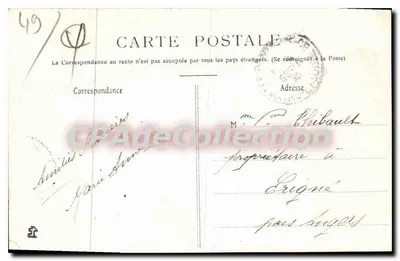 Pouancé — Zamek (Strona Północna) — Kolekcja Droward, Pouancé — Rewers