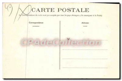 Beaufort-en-Vallée (M.-et-L.) — L'Hôtel de Ville — Collection Collet - Angers — Verso