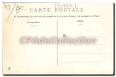 Wnętrze kościoła — Torfou (M.-e.-L.) — Fototypia V. Sullien, nr 1444 — Rewers