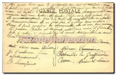 Cuon (M.-et-L.) — Castello di La Graffinière (XVe secolo) — editore non identificato — Verso