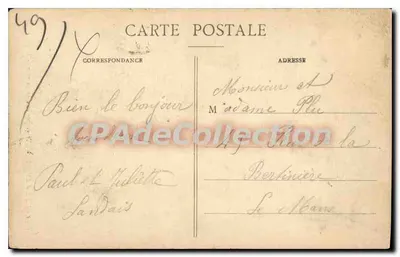 Coiffe d'Anjou - A Angevine de olhos belos — L. V., fot. n°51 — Verso