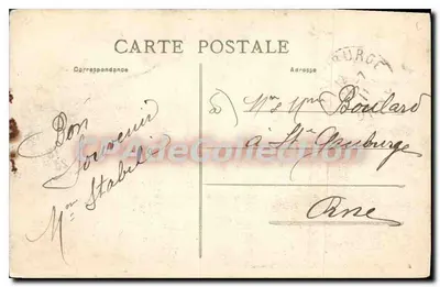 Cherbourg — O Casino — Edição L. Ratti, Novidades e Confecções, Cherbourg — Verso