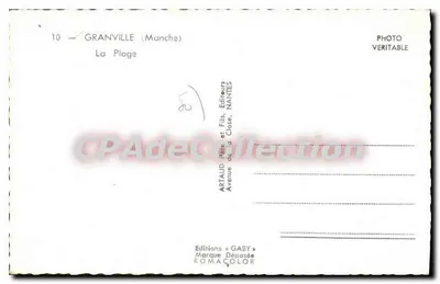 Granville (Manche) — De Kust — Uitgave Gaby — Achterkant