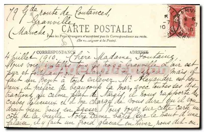 Granville — O Boulevard Vausfleury — LL — Verso