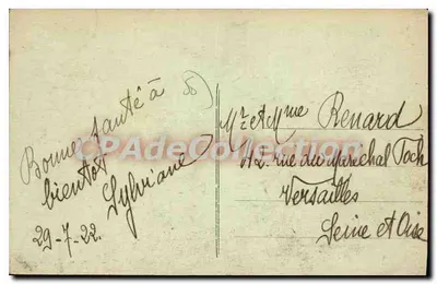Les Pieux (Manche) — Sciotot i skały Pieu — wydawca nieodczytalny, nr serii 43 — Rewers